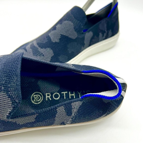 ROTHY’S Shoes‎ Women Size 7.5 The Sneaker Gray Camo The Original Slip - Picture 6 of 7